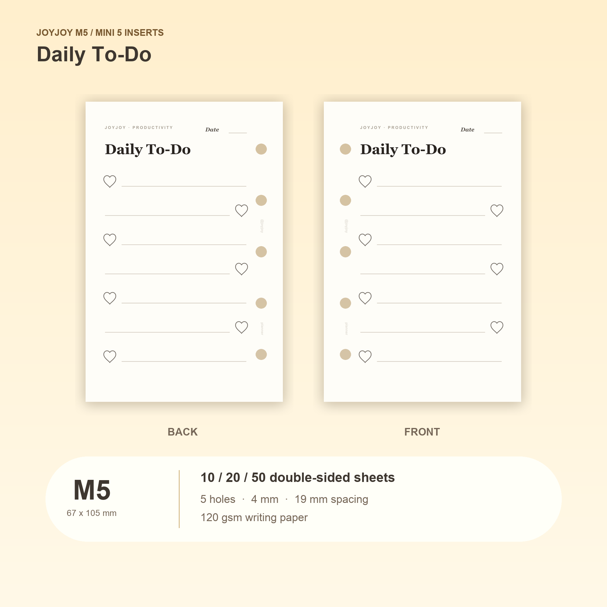 M5 Planner Inserts Starter Setup: The First Pages to Choose illustrated with JoyJoy M5 planner inserts