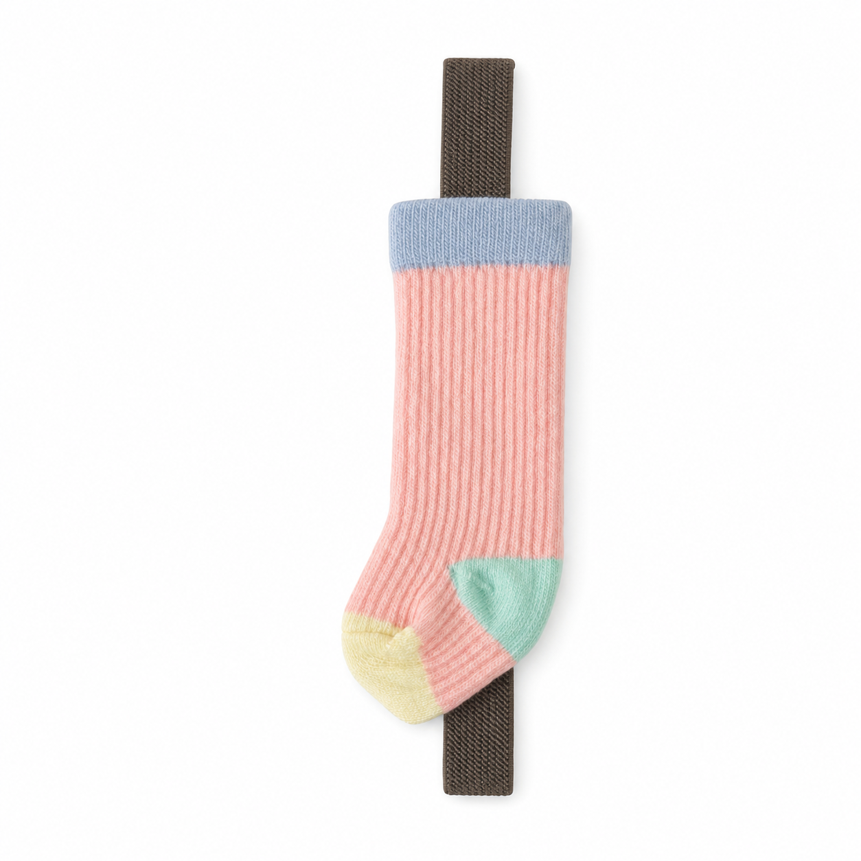 Pink sock planner pen holder as a small gift and stocking stuffer for a planner lover