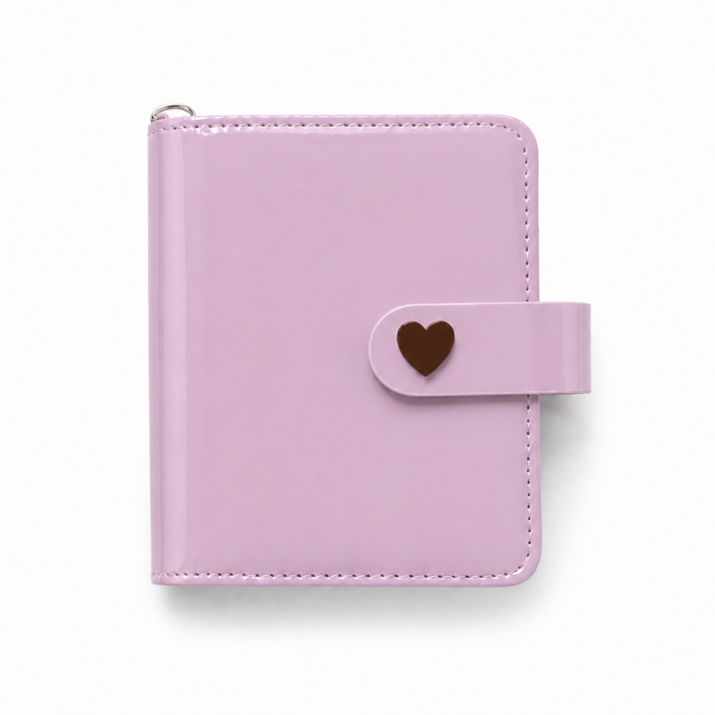 Blush pink M5 Sweetheart five-ring planner binder cover on a white background