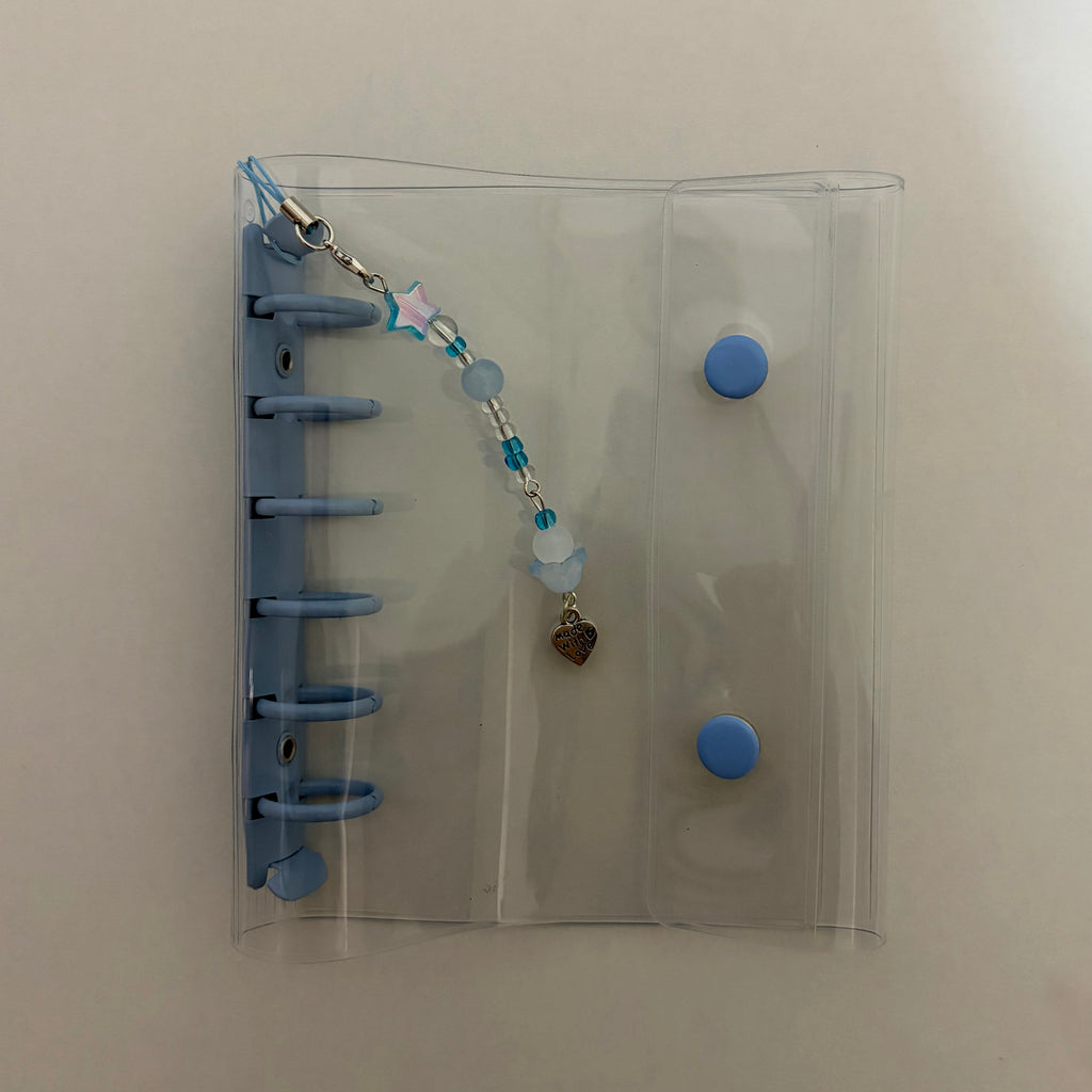 Ocean Star Beaded Planner Charm - Y2K Blue