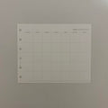 Aesthetic Fold-Out Monthly Inserts - A7 Pocket Size