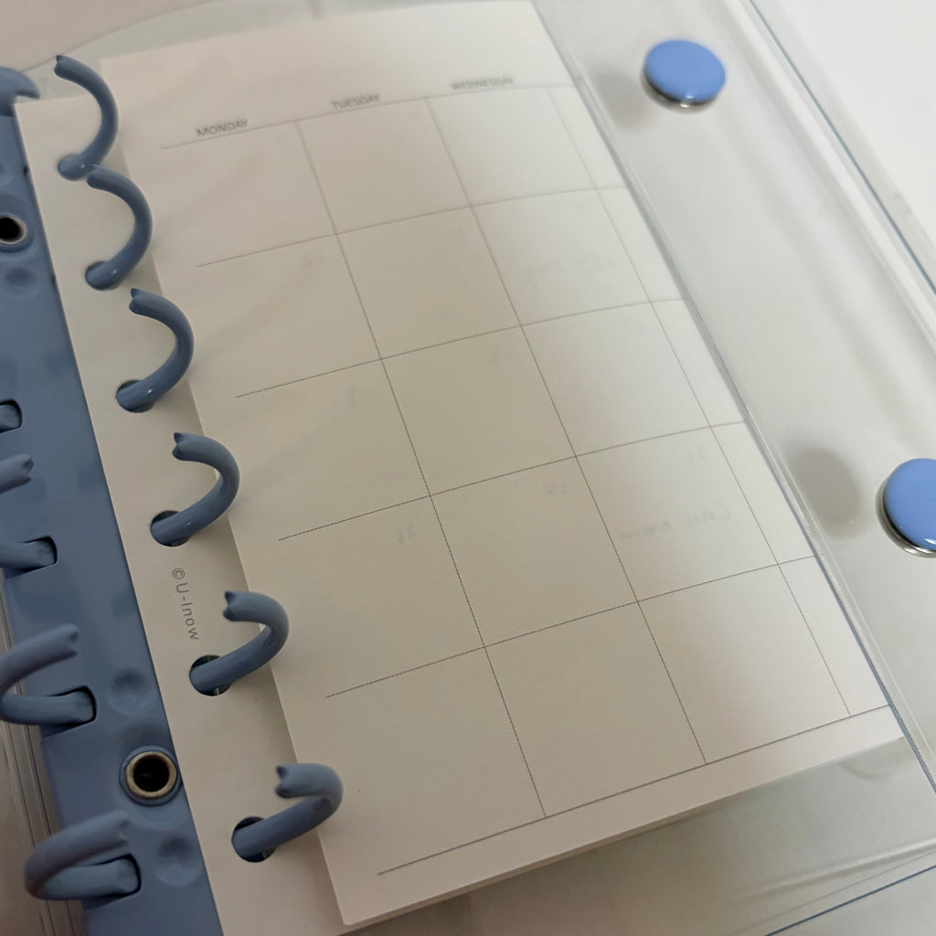Aesthetic Fold-Out Monthly Inserts - A7 Pocket Size