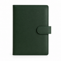 Avocado Green A6 budget binder cover on a white background