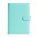 Mint Green A6 budget binder cover on a white background