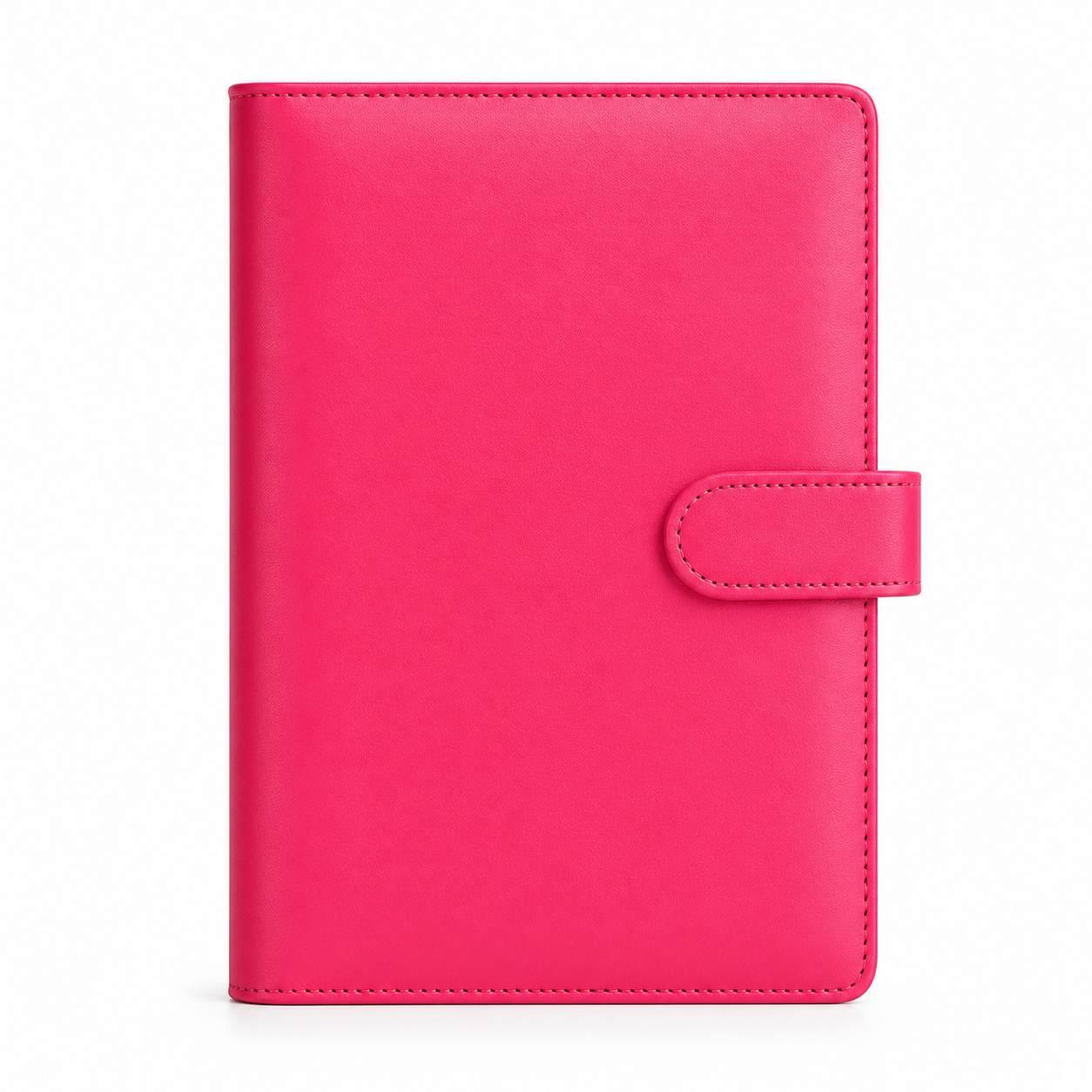 Rose Pink A6 budget binder cover on a white background