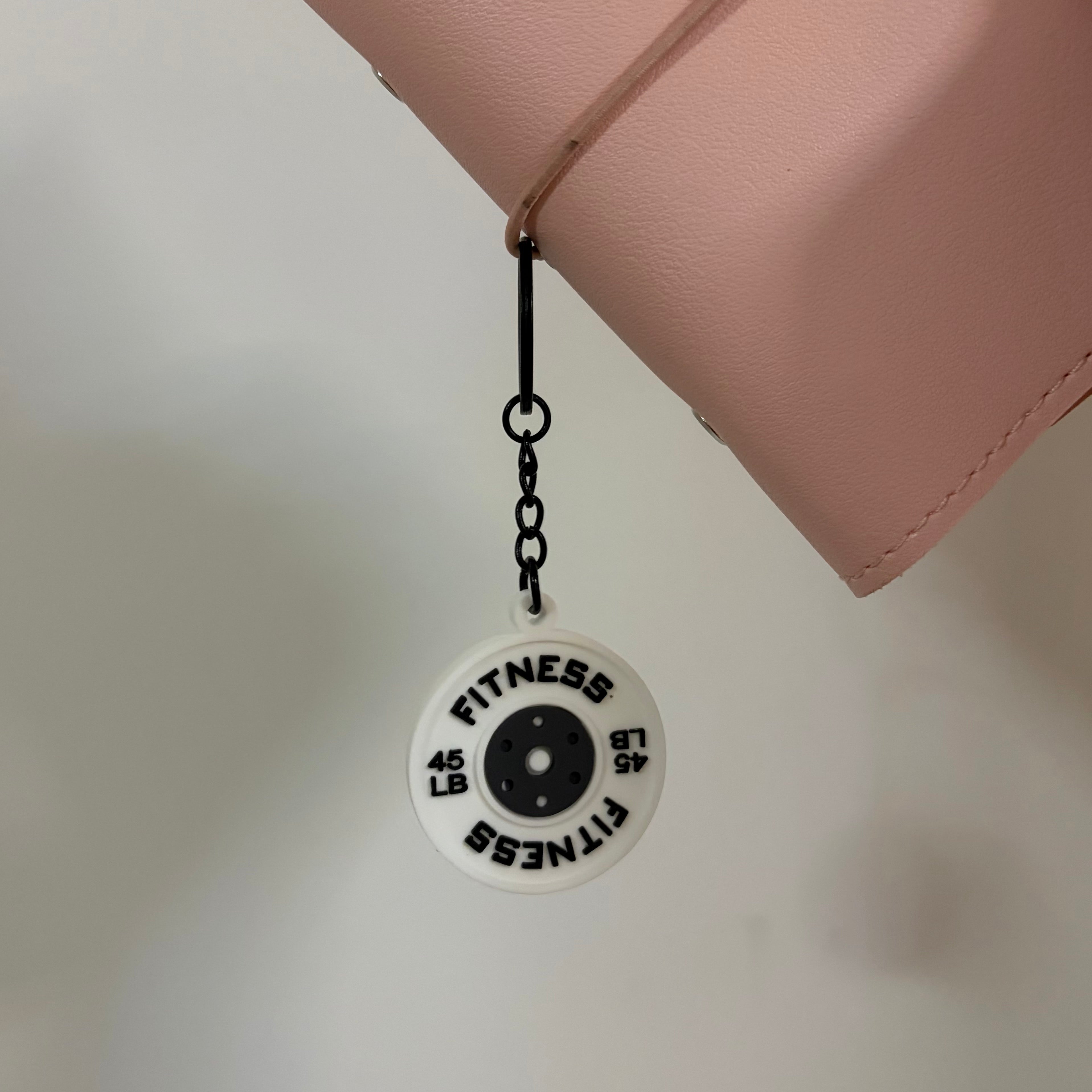Gym Girl 45LB Weight Plate Planner Charm