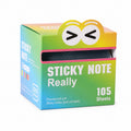 Really pearlescent pull-out sticky notes dispenser on a white background