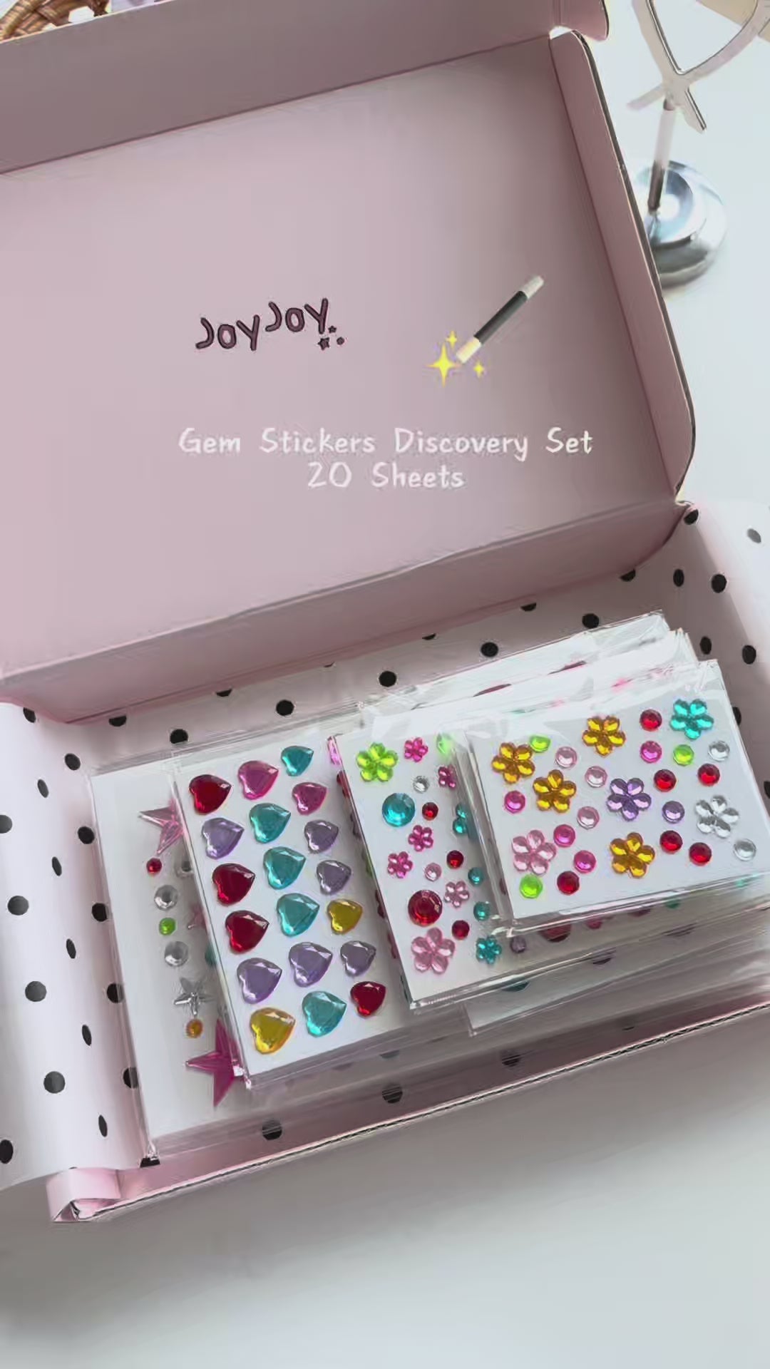 Whimsy Gems Complete Discovery Set 20-sheet unboxing and sheet-by-sheet showcase video