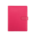 Rose A5 macaron planner binder cover on a white background