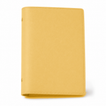 Soft Yellow A5 PU leather six-ring planner cover