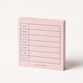 JOYJOY Sunday-start weekly planner mini notepad